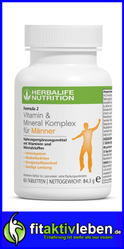 Formula 2 für Männer Vitamin & Mineral Komplex - empf. VK 27 €